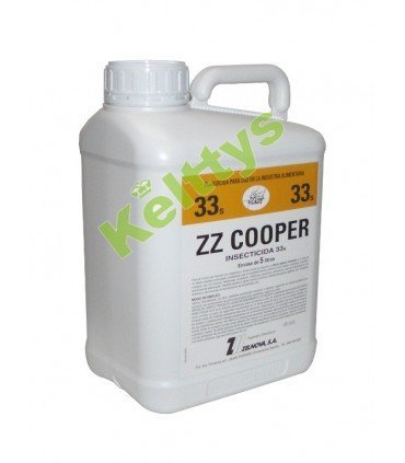 INSECTICIDA ZZ COOPER 33 Plagicida para uso en la alimentación (5 Litros)