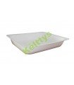 BANDEJA AERPACK BLANCA TERMOSELLABLE 320X260X55 (100 UND)