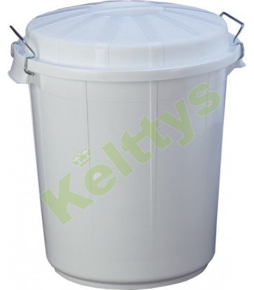 CUBO BASURA 70 LITROS BLANCO