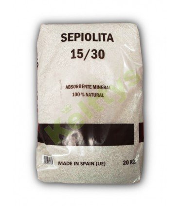 SEPIOLITA 15/30 Absorvente industrial de origen mineral (20 Kilos)