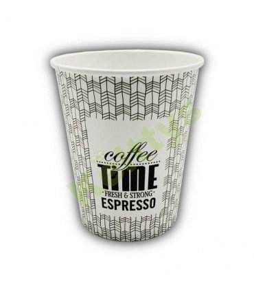 VASO DE CARTÓN 7OZ COFE TIME (200CC)