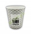 Vaso Para Cafe Con Tapa Diseño Coffe Time 340 Cc Café - Tienda online Estra