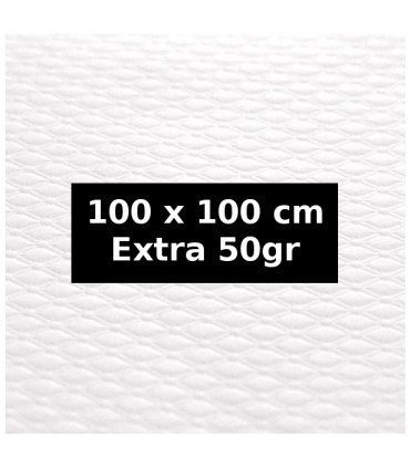 MANTEL DE PAPEL 100x100 BLANCO 50GR EXTRA (400 Unidades)