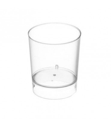 Vaso para chupito transparente reutilizable 30cc  (1000 Unidades)